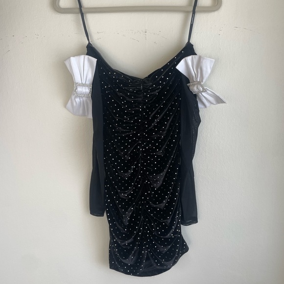 Revolve majorelle Julia mini dress in black and white - Picture 5 of 6